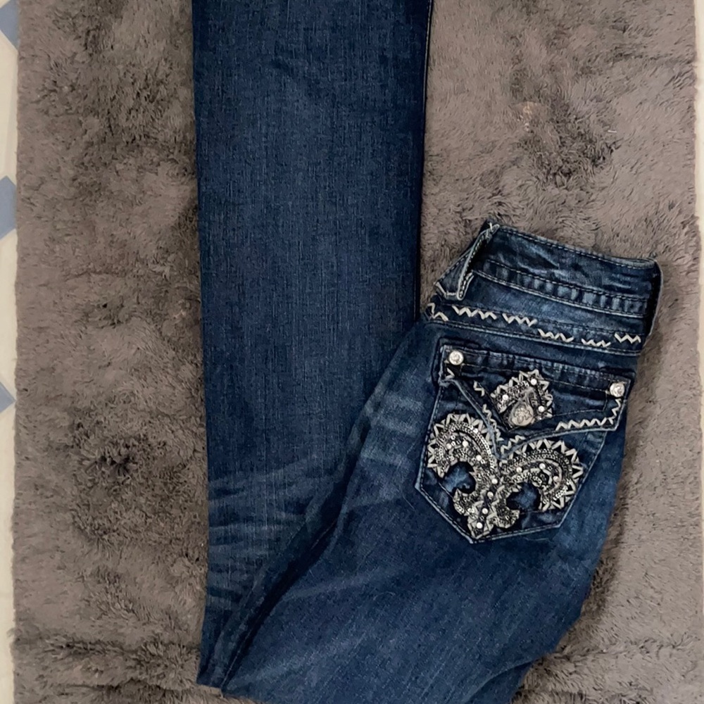 Miss Me Jean Boot Leg